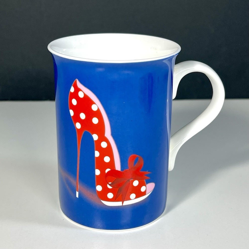 Christopher Vine Design High Heel Shoe Coffee Mug Fine Bone China 12 oz. Fashion
